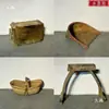 Cultura Agrícola Objetos Antiguos Adornos Decorativos Nostalgia Folclórica Herramientas Agrícolas Viejas Rastrillo de Madera Arado de Madera Casa de Campo Utilería de Película