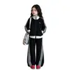 Trajes deportivos populares para niñas este año, modelo 2026, súper modernos para niños, conjunto casual de dos piezas con chaqueta muy elegante para estudiantes de secundaria