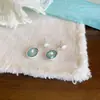 Azul Leite do Verão~Brincos Azul Bebê Doces e Frescos com Estrelas e Corações, Exquisitos Targuinhas de Esmalte