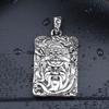 Joyería de estilo nacional de guerrero de hierro y acero, venta al por mayor, colgante de acero inoxidable creativo dominante de acero de titanio, colgante de Guan Gong para hombres