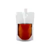 Sacos de Armazenamento Autoportantes Espessos Transparentes para Grãos, Sacos Selados de Boca Larga para Dispensar Líquidos de Medicina Tradicional Chinesa, Sacos com Bico para Bebidas