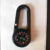 Brújula Portátil para Exteriores Mosquetón de Colgado Rápido Brújula de ABS Hebilla Multifuncional para Mochila