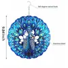 Vento Giratório de Aço Inoxidável Mais Vendido Transfronteiriço Mandala Visual 3D Pingente Giratório Sino de Vento Decoração de Pátio Externo Jardim
