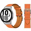 Adequado para Samsung Galaxy Watch 6 Classic Watch Pulseira de Couro Genuíno Watch5/4 Couro Curvo