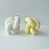 Molde de Vela de Bolas de Hilo Jiahuimei Vela de Nudo DIY Vela Espiral Aromaterapia Jabón Artesanal Molde de Silicona