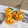 Decoración de boda con flores de simulación naranja, guía de camino, fila de flores, fondo de techo, diseño de pared, accesorios de fotografía, flores al por mayor
