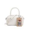 Bolsa de boliche portátil estilo coreano feminina primavera e verão 2025, nova bolsa de travesseiro retrô para viagem, bolsa transversal de ombro para todos os gostos