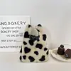 511123 Linda Bolsa de Felpa para Muñeca, Bolsa de Almacenamiento Portátil para Salidas, Bolsa de Mano de Gran Capacidad para Snacks y Almuerzos