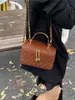 Bolso de Mano con Bordado Pesado Lingge de Fábrica Original 2026 Nuevo Bolso de Mujer Versátil Bolso de Mano Bolso Cruzado con Cadena