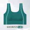 Sujetador Deportivo Sin Costuras Xinpang A04 para Mujer con Almohadillas Fijas, Efecto Push-Up, Soporte Lateral del Pecho, Sujetador Deportivo Cómodo y Transpirable sin Espalda