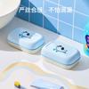 Jabonera con Tapa Baño Inodoro Drenaje Fresco Creativo Dormitorio Estudiantil Hogar Doble Capa Jabonera Tamaño Grande