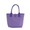 Bolso de Mano Tejido Estilo Coreano, Bolso de Mano de Moda Houndstooth para Viajeros de Gran Capacidad, Bolso de Mano Casual Versátil, Bolsa para el Almuerzo