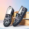 Zapatos de Trabajo Nuevos de Baja Caña sin Cordones para Hombre de Primavera y Otoño, Adecuados para Trabajos de Construcción, Protección Laboral, Zapatos de Lona para Hombre, Zapatos de Exportación para Hombre