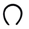 Aro para el pelo de esponja con estampado de lazo, estilo coreano, negro y gris, con presión superior, estilo popular en Internet (2024)