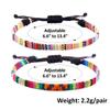 Pulseras Trenzadas con Nudo Peruano Ajustables Estilo Bohemio Transfronterizo Europeo y Americano para Parejas Pulseras de Playa para Surfear para Mujeres
