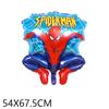 Balão de filme de alumínio da Marvel Cross Border Mesh Spiderman Capitão América Homem mascarado Crianças Tema Decoração de aniversário Desenho animado