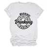 ¡Advertencia! Camiseta Informal de Manga Corta con Cuello Redondo para Mujer, Comercio Exterior Transfronterizo de Ebay Europeo y Americano, Amazon