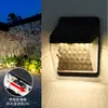 Nueva Luz de Pared Triangular Solar, Luz para Escalones, Luz para Valla de Jardín con Sombra, Luz para Escaleras, Luz Nocturna Exterior para Jardín