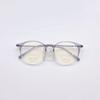 9012 Gafas Nuevas Estilo Coreano Marrón Frío para Hombres y Mujeres con Montura Grande Sin Maquillaje, Rostro Pequeño, Se Pueden Equiparar con Gafas Anti-Luz Azul