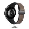 Correa de Repuesto Plegable de Cuero de Silicona y Metal con Hebilla Magnética Adecuada para Huawei Watch5 46mm Pulsera Especial de Cuero