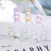 Fornecimento direto da fábrica material DIY feito à mão 16*25mm furo horizontal transparente coelho corrente para celular acessórios de joias em acrílico