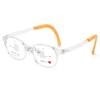 2023 nuevos lentes de moda para niños serie de color transparente montura redonda almohadilla nasal de silicona montura para gafas TR90 ultraligeros gafas para miopía