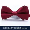 Gravata borboleta masculina estilo coreano para casamento, para o noivo, para o padrinho, terno masculino, gravata borboleta preta britânica, gravata borboleta vermelha.