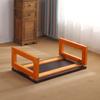 Mesa de Centro de Madera Maciza al por Mayor Mesa de Té Plegable Estilo Japonés Mesa Tatami para Ventana Mirador Mesa de Escritura para Estudiantes Escritorio de Almacenamiento Simple