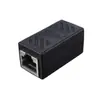 Conector de Red Rj45 Apantallado Conector a Tope Red Doble Conector Módulo de Extensión Conector de Red Pasante