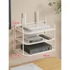 Soporte para Router Soporte de Pared Set sin Taladro Caja de Almacenamiento para Decodificador Módem Óptico Estante WiFi