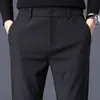 Pantalones de Hombre Estilo Wasteland, Gruesos para Primavera y Otoño, Pierna Recta, Holgados, Pantalones de Traje Formal de Negocios, Modernos, Entallados