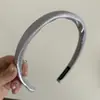 Novo Estilo Simples Versátil Laço de Cabelo Prensado Faixa de Lavar Rosto Topo Craniano para Mulheres