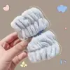 Set de Tres Piezas para Lavado Facial: Diadema, Muñequera, Diadema para Mascarilla Facial, Diadema Impermeable para Lavarse el Cabello, Diadema de Año Nuevo