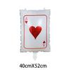 Naipes Transfronterizos Globos de Película de Aluminio a Color Cuadrados de Flor de Ciruelo Corazón de Durazno Fiesta Temática de Cumpleaños Suministros de Decoración para Bodas