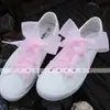 13 colores 4 cm de ancho cordón de seda transparente encaje cordón plano ancho cordón de gasa venta al por mayor pequeña 10 pares multicolor