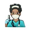 En Stock Zuecos Médicos Creativos Accesorios Hebilla Decorativa Pvc Goma Suave Flor para Zapato Hebilla para Zapato