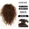 Coque de Peruca para Mulheres, Estilo Asiático, Coque de Cabelo Curto Fofo Realista Alto, Ferramenta de Penteado
