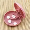 Cortador de comprimidos plástico redondo portátil a qualquer momento divisor de medicamentos dispositivo de corte divisor farmacêutico divisor de quebra de comprimidos caixa de comprimidos pp