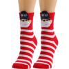 Calcetines navideños europeos y americanos Nuevos calcetines de alce para mujer Lindo calcetín navideño de dibujos animados Calcetines de media caña Calcetines navideños