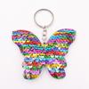 Chaveiro Borboleta Lantejoula Dupla Face chaveiro laço lantejoula reversível pingente bolsa feminina atacado