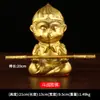 Vendas por atacado de pequenas estátuas de latão de Wukong, o Buda Lutador, e outras figuras budistas para decoração de casa e carro