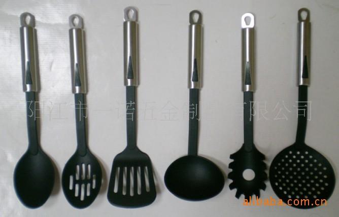 P-015QA尼龙厨具锅铲,汤勺,漏铲漏勺漏勺意粉爪压薯器奶