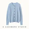 Cárdigan de punto de cachemira grueso para mujer con hombros rectos, Nuevo suéter de punto trenzado de una fila con múltiples botones para Otoño/Invierno, Simple y versátil