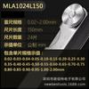 Calibrador de espesores 0.01-5mm calibrador de tapones regla de tapones medidor de espesores medidor de holgura herramienta de ajuste de válvulas MLA10