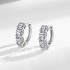 Pendientes de anillo de moda transfronteriza súper flash estilo dulce y fresco diseño de nicho pendientes de hebilla de oreja de viento frío alto para mujer venta al por mayor