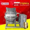 Aquecimento elétrico Fritadeira carne de porco cozida resíduo suco separação panela de cozimento separação sólido-líquido panela de ebulição quadro de viragem material de vazamento sanduíche pote