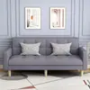 Sofá para salas pequeñas, modelo nuevo, tres plazas simple moderno, doble uso para apartamentos de alquiler, sofá cama plegable