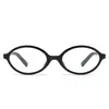 Las gafas de montura ovalada sencillas de nerd de Zhang Yuanying se pueden equiparar con montura TR90 para miopía y lente anti-azul carey