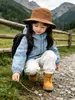 Chaqueta cortavientos para niña de doble cremallera de comercio exterior, nueva chaqueta elegante de otoño 2026, ropa infantil de moda, chaqueta de montañismo