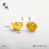 Lingote Chapado en Oro de Alta Calidad Colgante para Riqueza y Prosperidad, Accesorios Chapados en Oro Versátiles para Pulsera y Collar al por Mayor